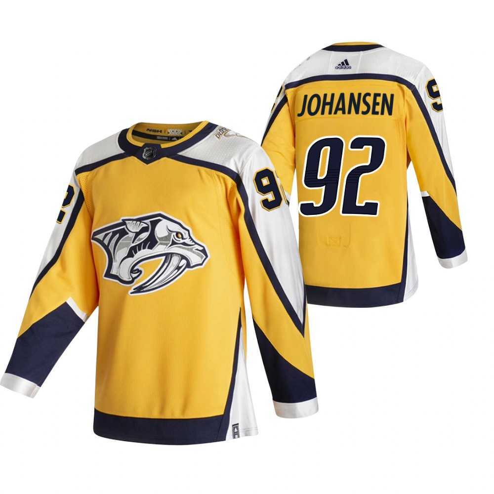 Nashville Predators 92 Ryan Johansen Yellow Adidas 2020-21 Reverse Retro Alternate Jersey Dzhi,We sell and wholesale Nashville Predators 92 Ryan Johansen Yellow Adidas 2020-21 Reverse Retro Alternate Jersey Dzhi on line form chian!